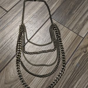 Tiered chain necklace